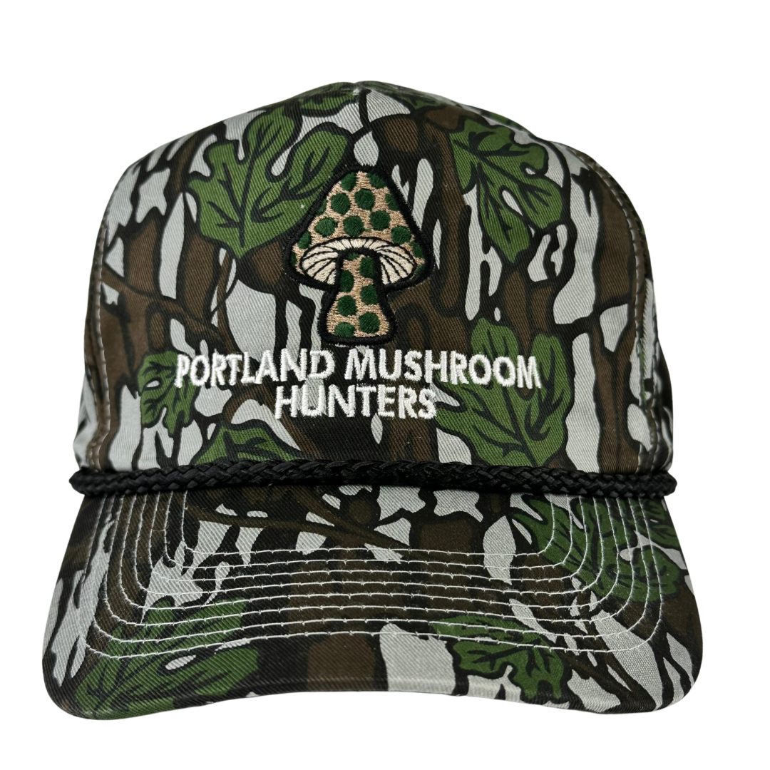 Portland Mushroom Hunters Custom Embroidered Forest SnapBack