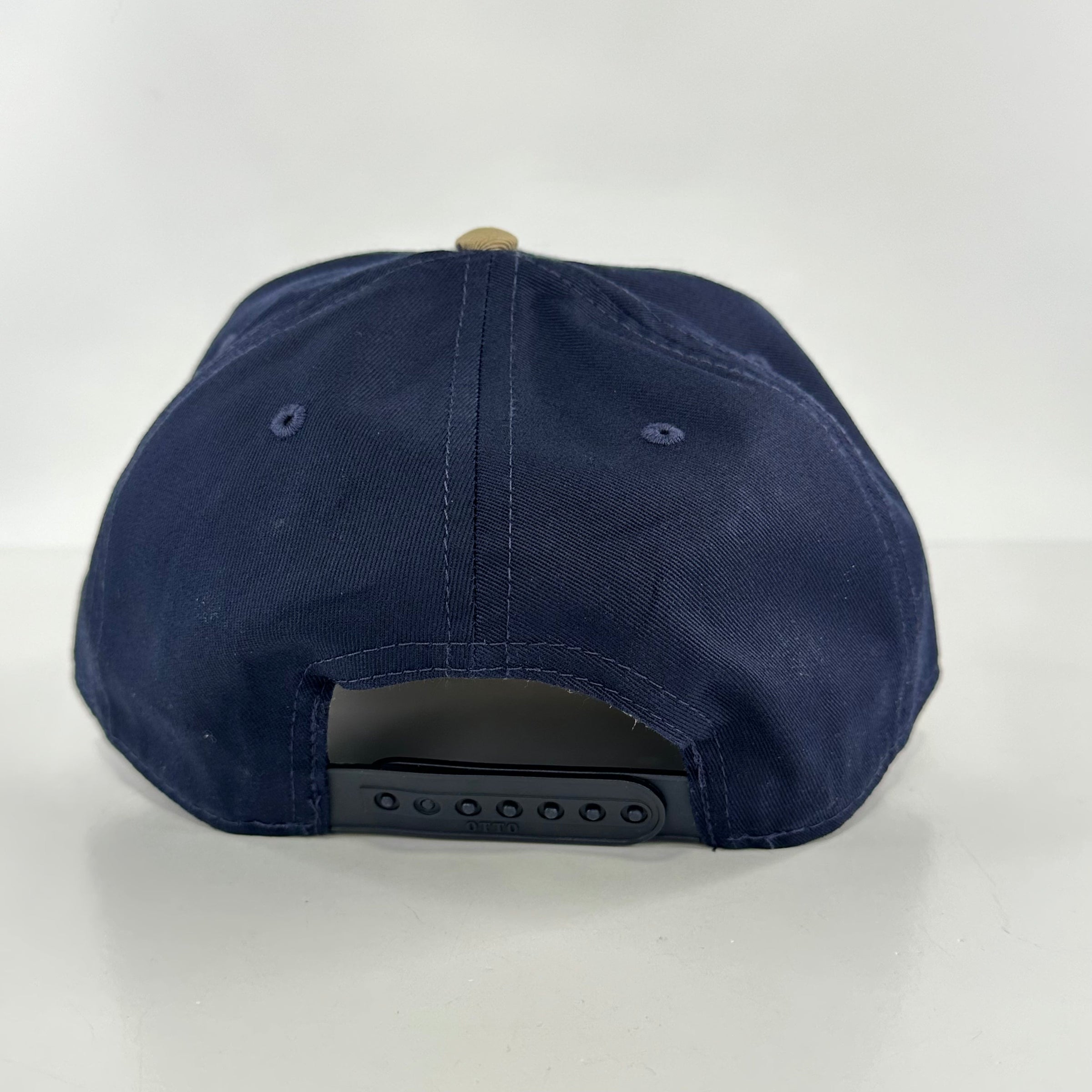 I don’t drink everyday I drink every night on a navy crown khaki brim SnapBack Hat Cap Collab The Izzy Drinks Custom Embroidered