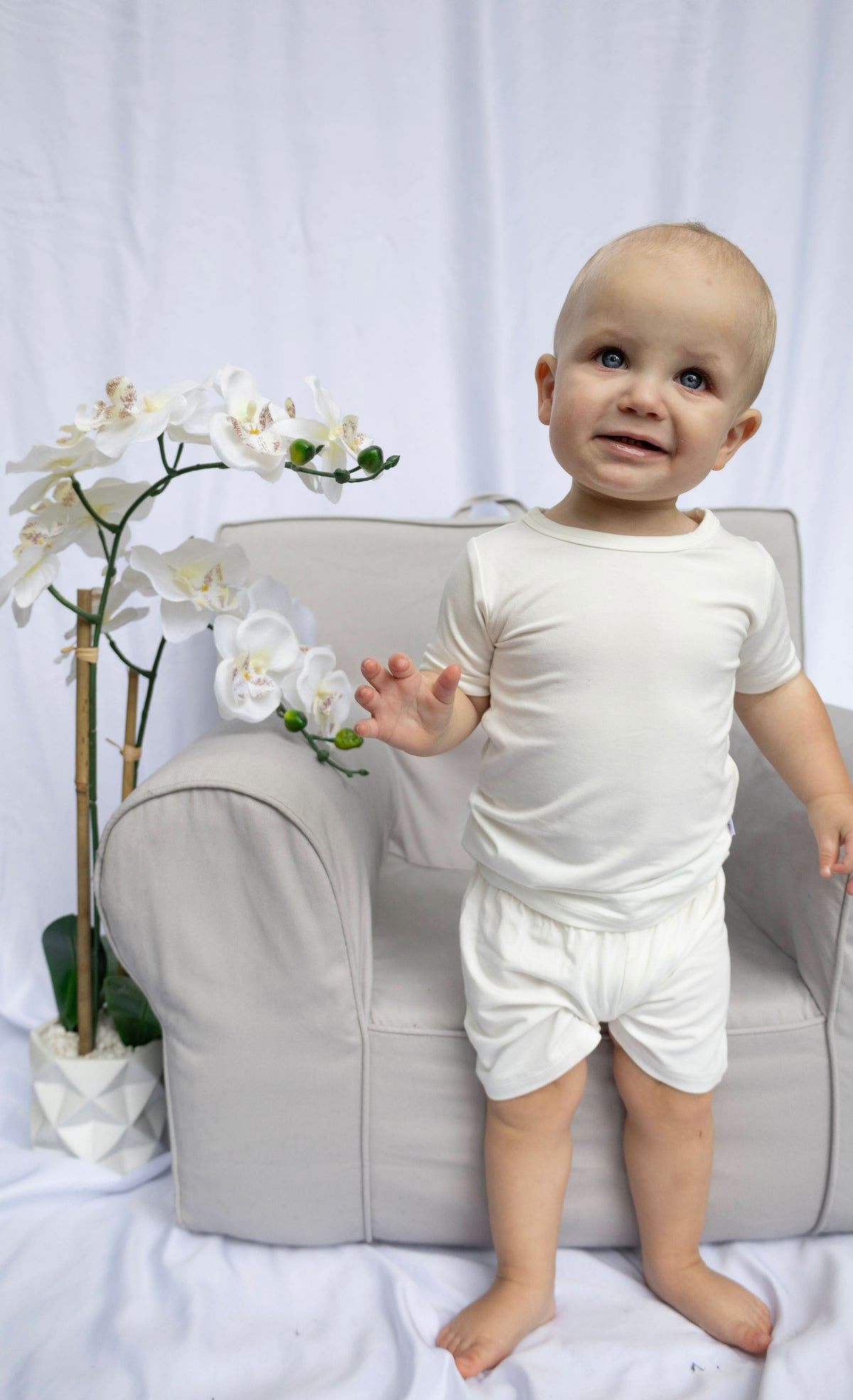 Ivory | Short Sleeve Pajamas - BIG FRENCHIES