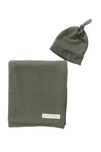 Moss Ribbed Stretch Swaddle - BIG FRENCHIES