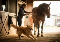 Banixx Horse & Pet Care Grooming Spray Skin Support Alcohol-Free Travel Size 2 oz.