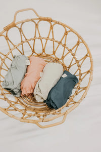 Oat Ribbed Crib Sheet - BIG FRENCHIES