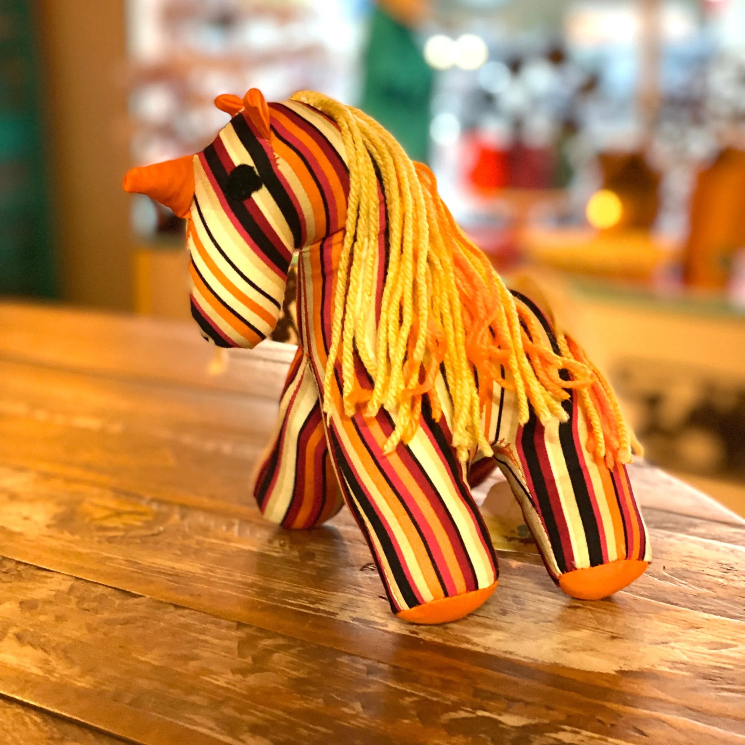 Unicorn Stuffed Toy- Funky Orange - BIG FRENCHIES