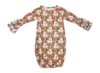 Vintage leopard Santa ruffle gown - BIG FRENCHIES