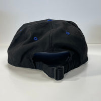Horny Custom Embroidered Strapback Cap Hat Black/Blue