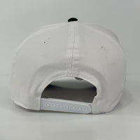 This is my fishing hat white crown green brim SnapBack Hat Cap Custom embroidered