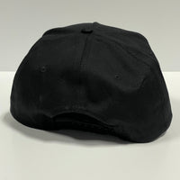 Ghost on Vintage Custom Embroidered Black SnapBack Hat Cap with Rope