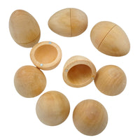 6 Pcs Magnetic Natural Wooden Eggs - BIG FRENCHIES