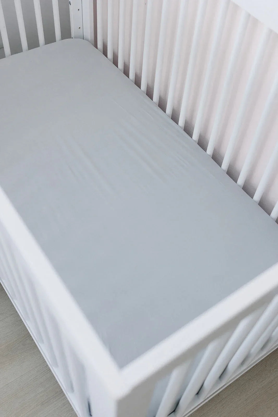 Stone Bamboo Stretch Crib Sheet - BIG FRENCHIES
