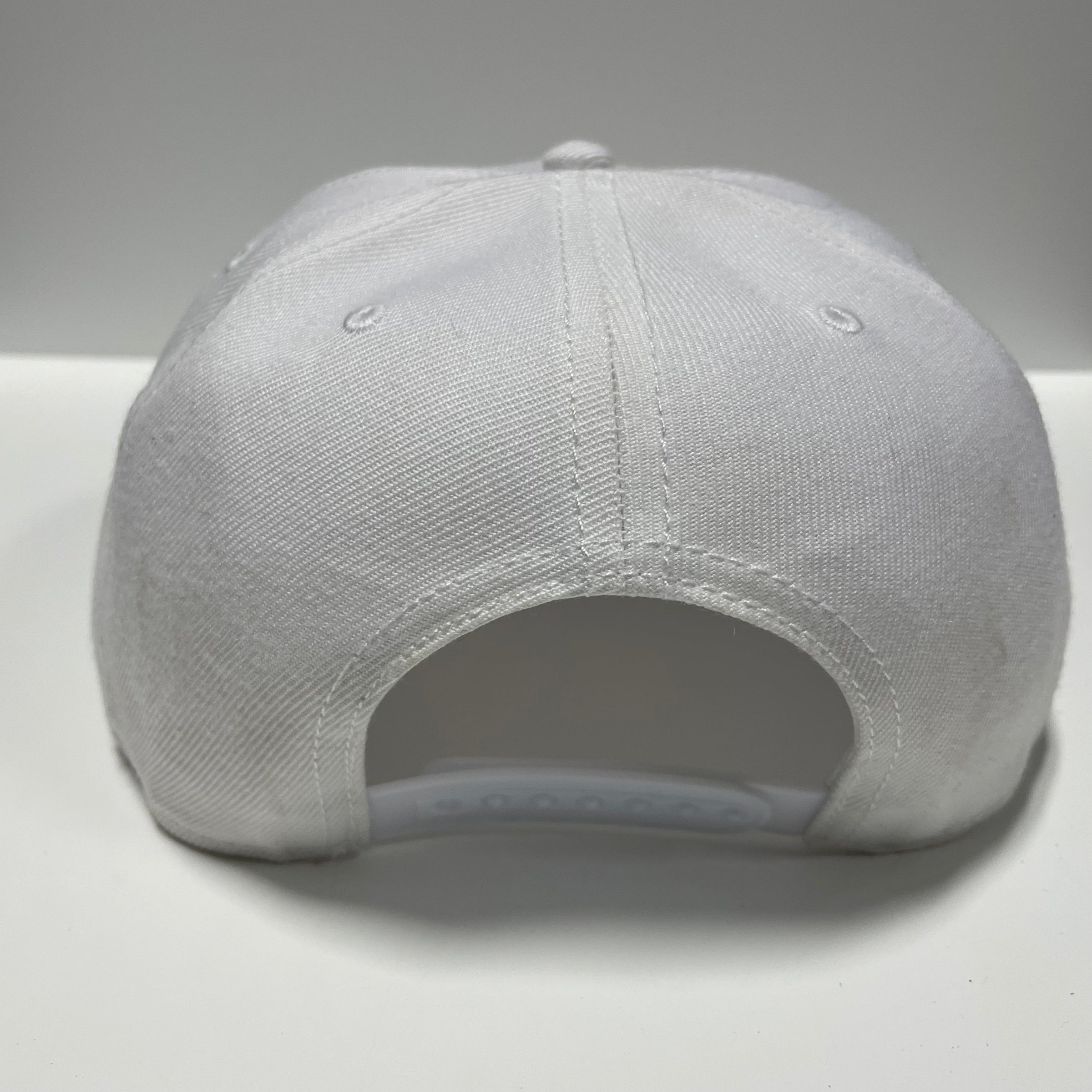 RUN THE DANG BALL Orange White Snapback Cap Hat Custom Embroidered