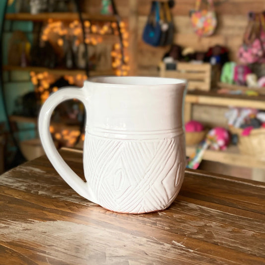Taino Mug - White - BIG FRENCHIES