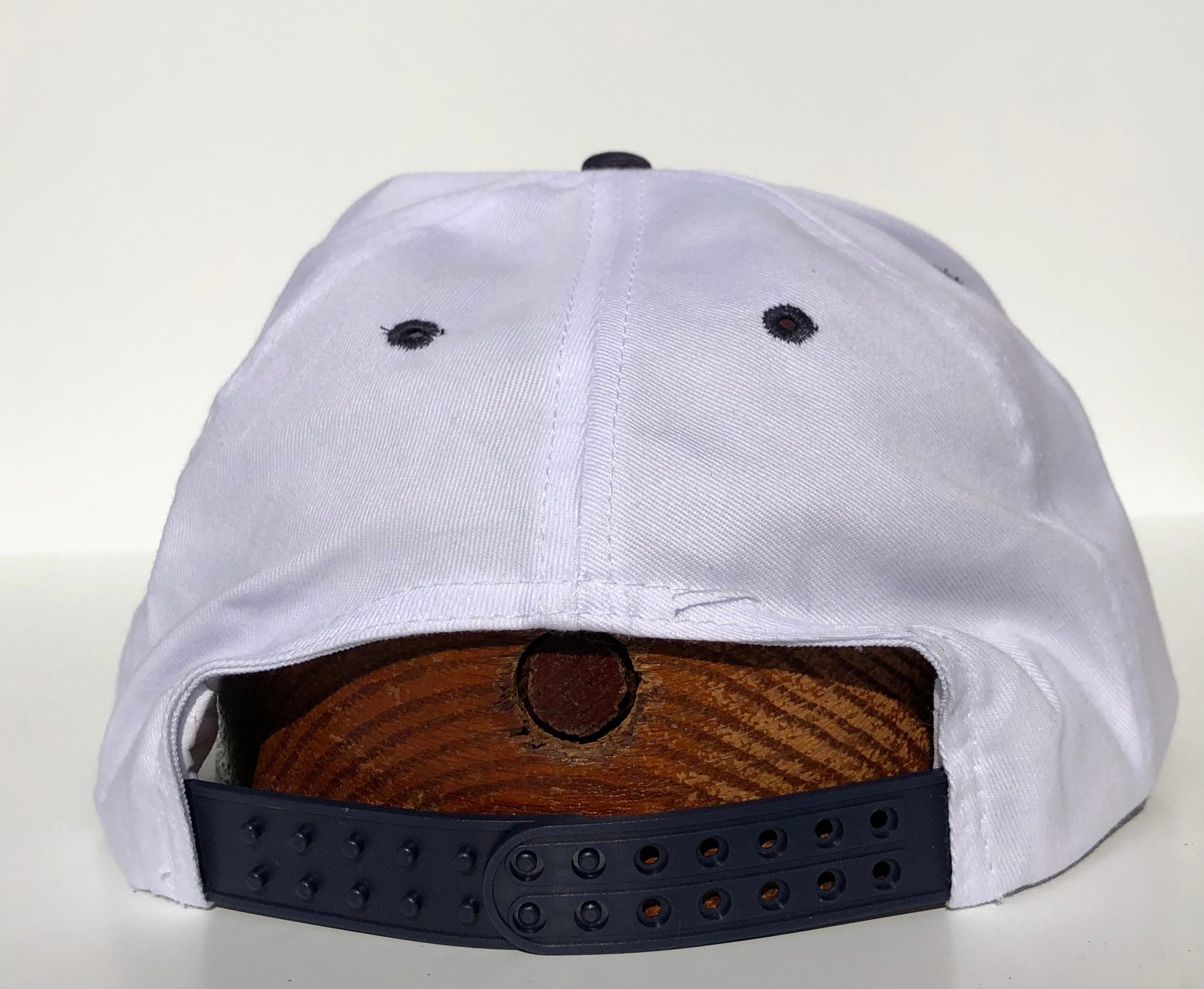 Stop Thinking Start Drinking Custom Embroidered Rope white/navy SnapBack hat cap vintage