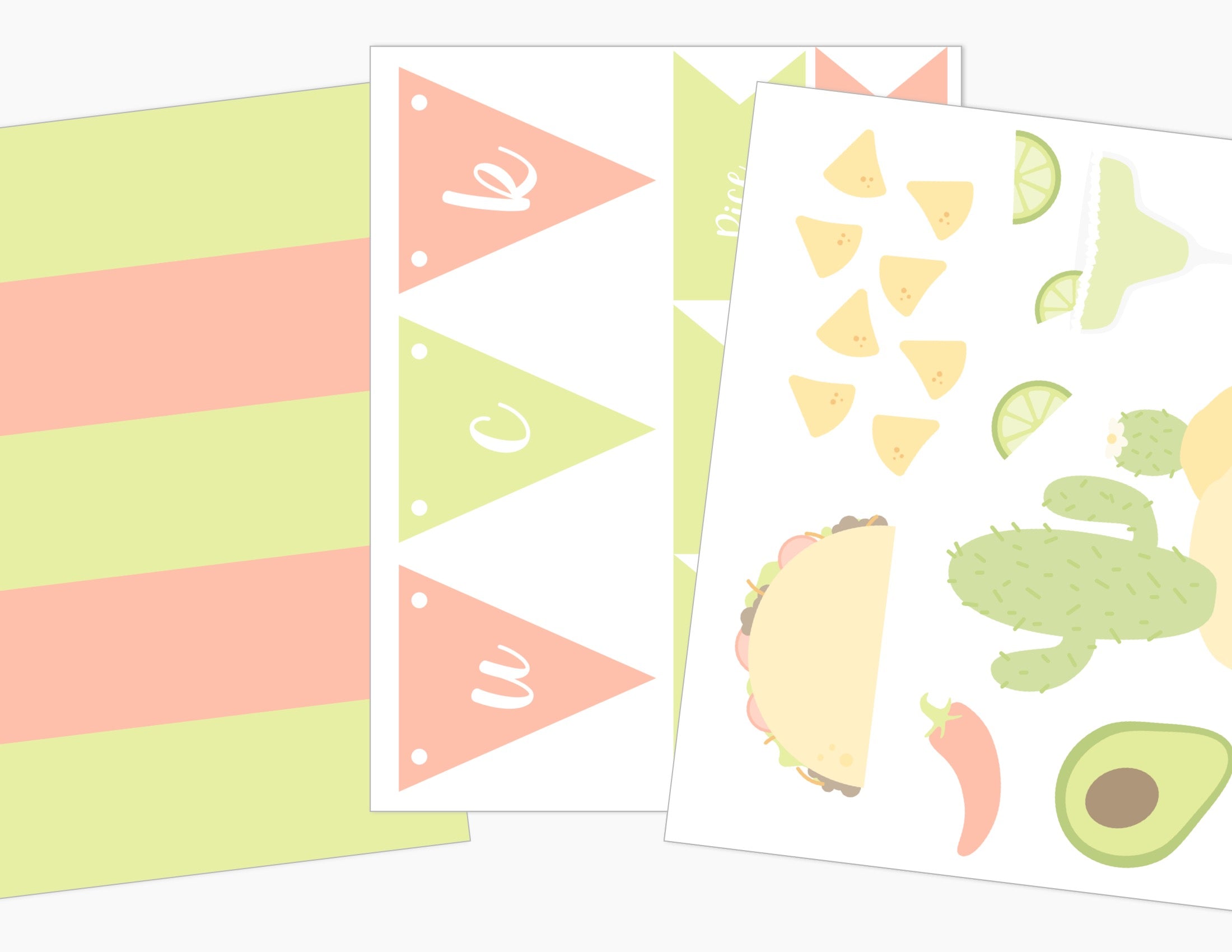 Pink Taco Truck Printable Dramatic Play Kit