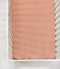 Peony Ribbed Crib Sheet - BIG FRENCHIES
