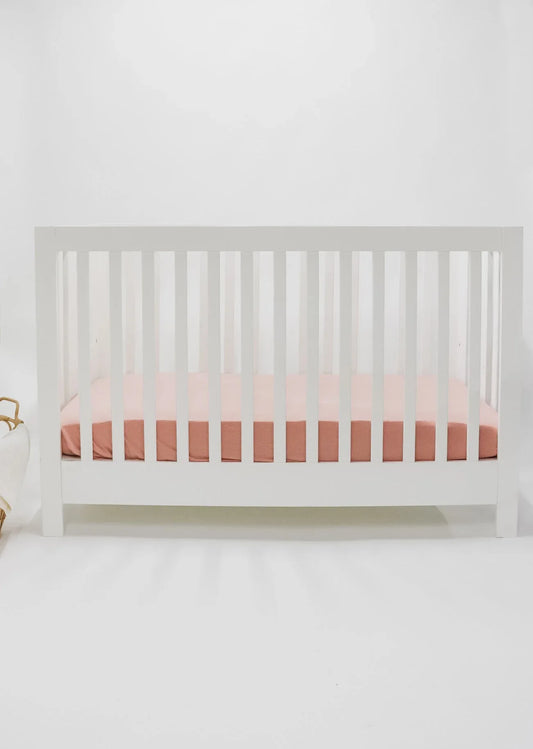 Peony Ribbed Crib Sheet - BIG FRENCHIES