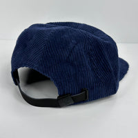 OSH Old School Hats Logo Navy Blue Blue Corduroy Rope Strapback Cap Hat Custom Embroidered
