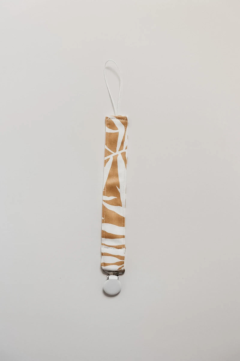 Gold Palm Pacifier Clip - BIG FRENCHIES