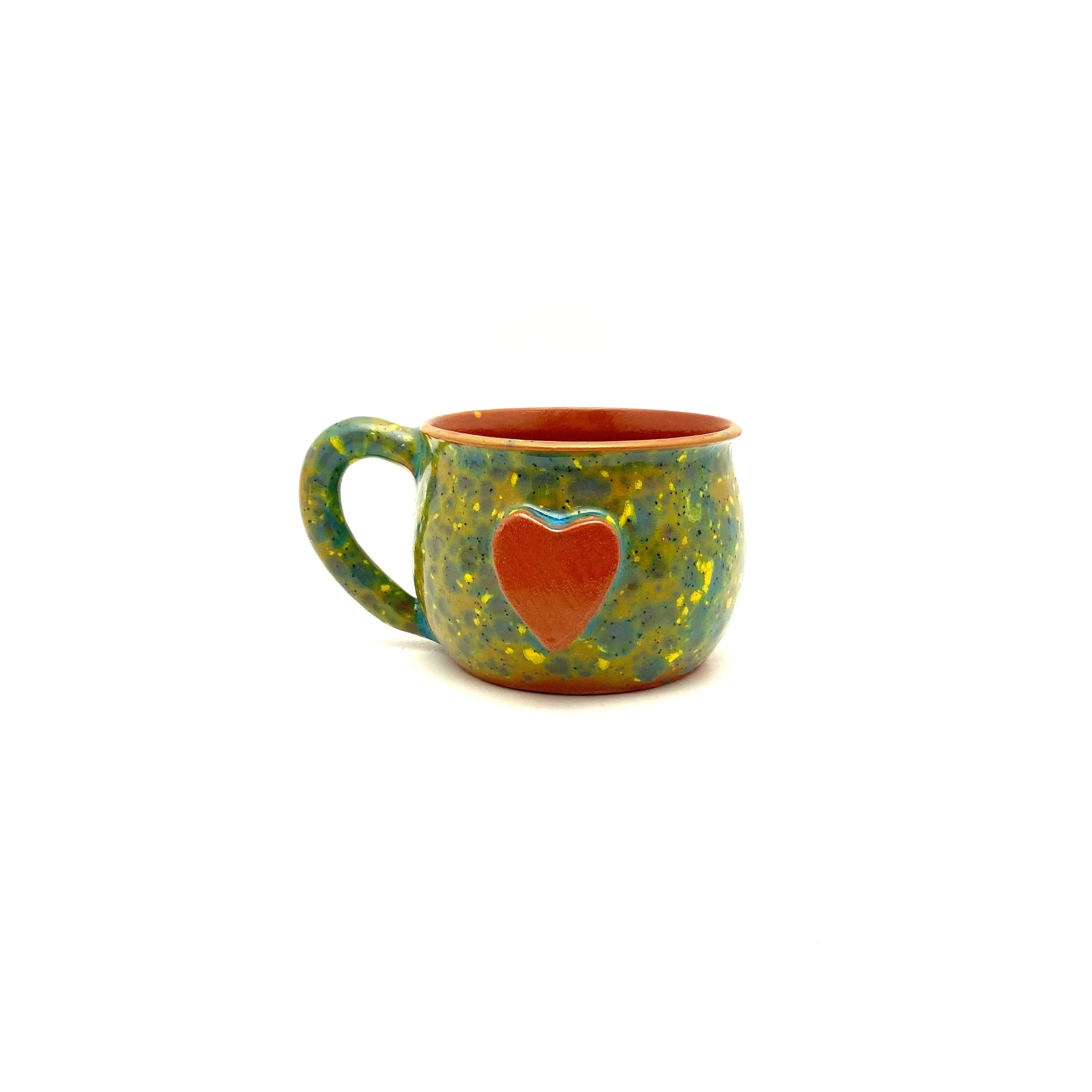 Calliope Heart Mug - Meadow Green - BIG FRENCHIES