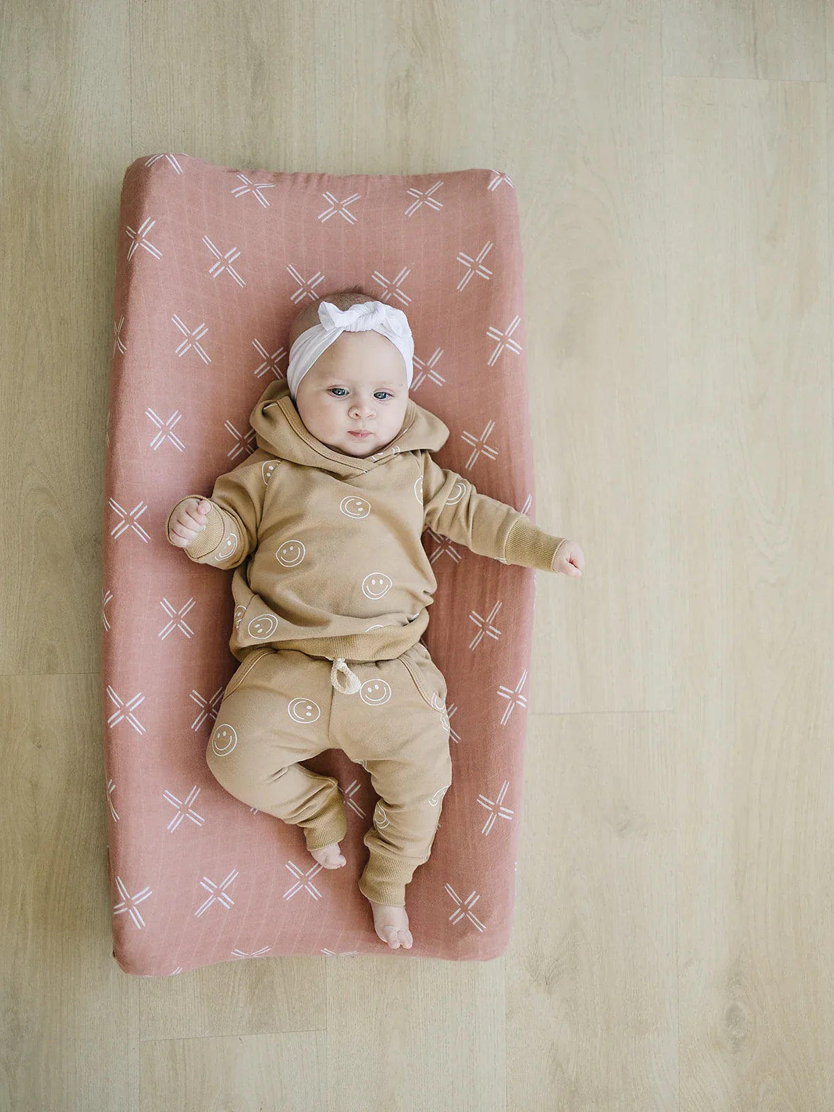 Just Peachy Muslin Changing Pad Cover - BIG FRENCHIES