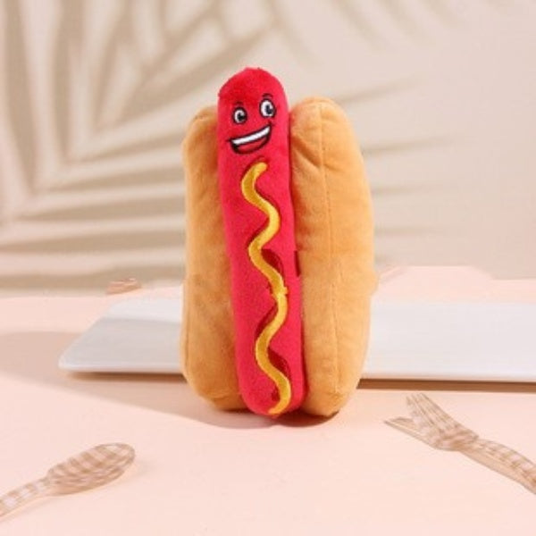 Dog toy hot dog-Pet Toys-BIG FRENCHIES-Jane's Pet Boutique