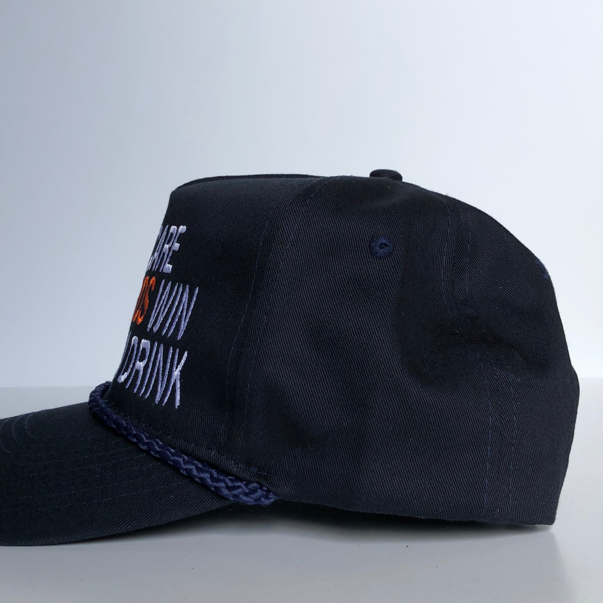 I DON’T CARE IF THE ASTROS WIN I JUST WANNA DRINK Custom Embroidered vintage hat SnapBack cap