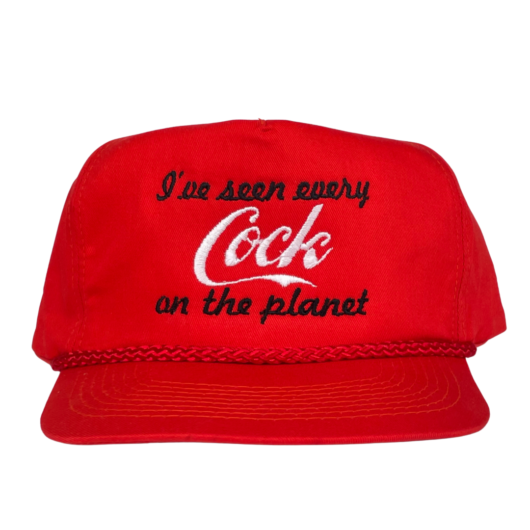 I’ve seen every cock on the planet custom embroidered SnapBack rope hat