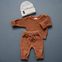 Oatmeal Mebie Baby Beanie - BIG FRENCHIES