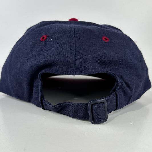 IM LOW KEY ILITERATE Vintage Maroon Strapback Cap Hat illiterate Funny Custom Embroidered