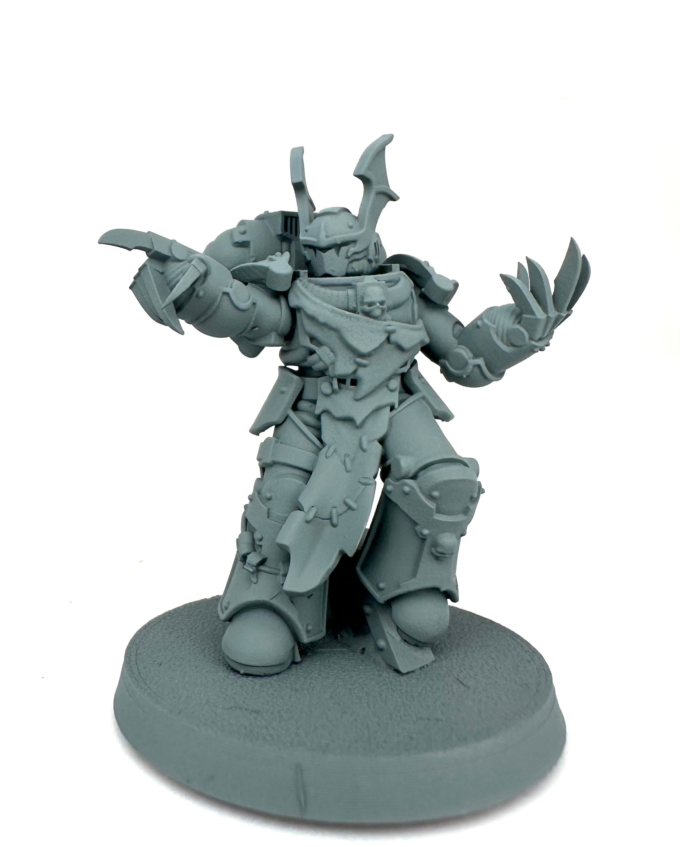 3d Printed Noctis Horror Justicar by DakkaDakka Miniatures