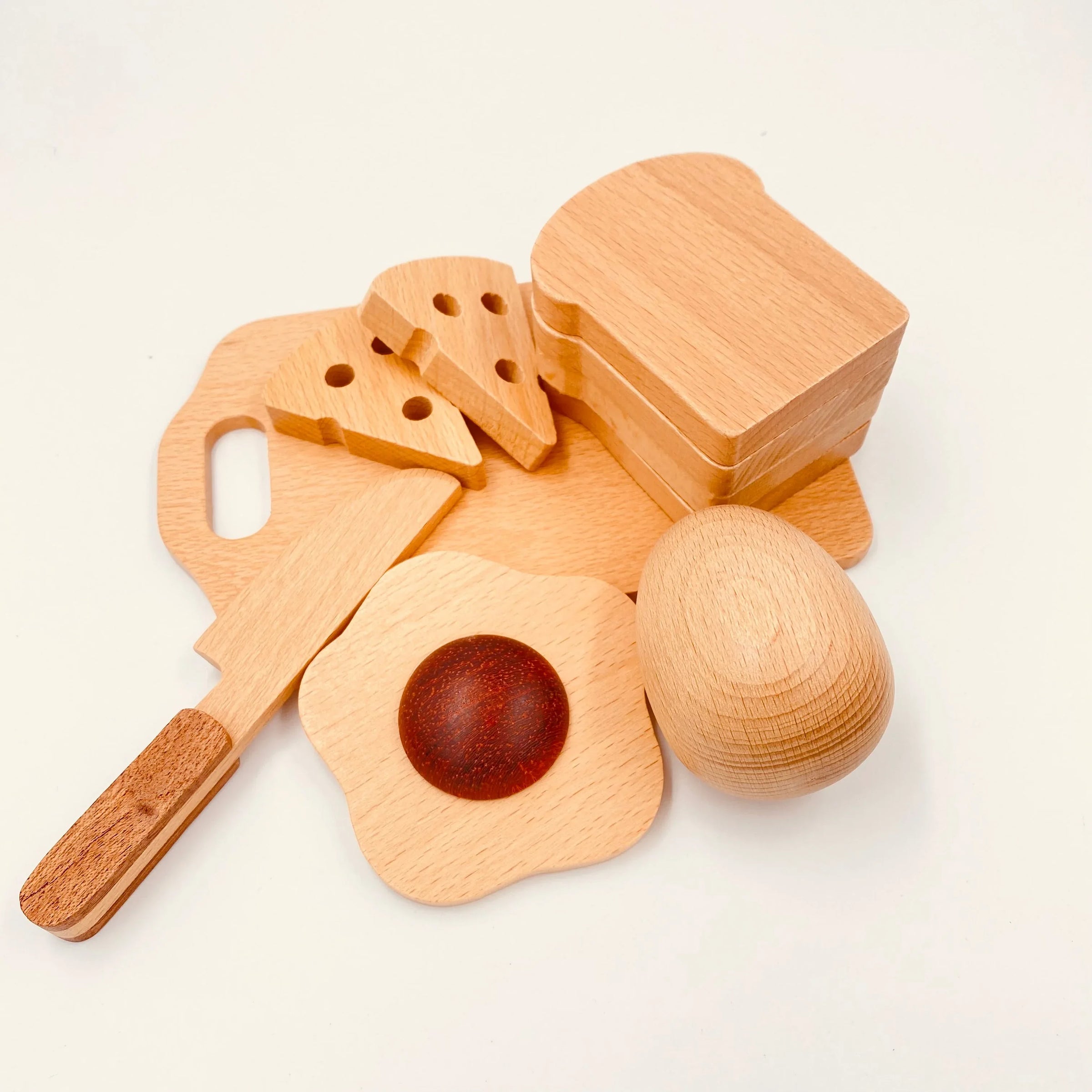 30 Pcs Wooden Fruits and Vegetables Cutting Playset - BIG FRENCHIES