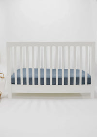 River Ribbed Crib Sheet - BIG FRENCHIES