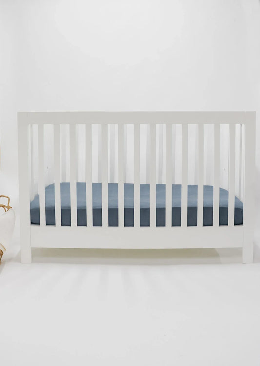 River Ribbed Crib Sheet - BIG FRENCHIES