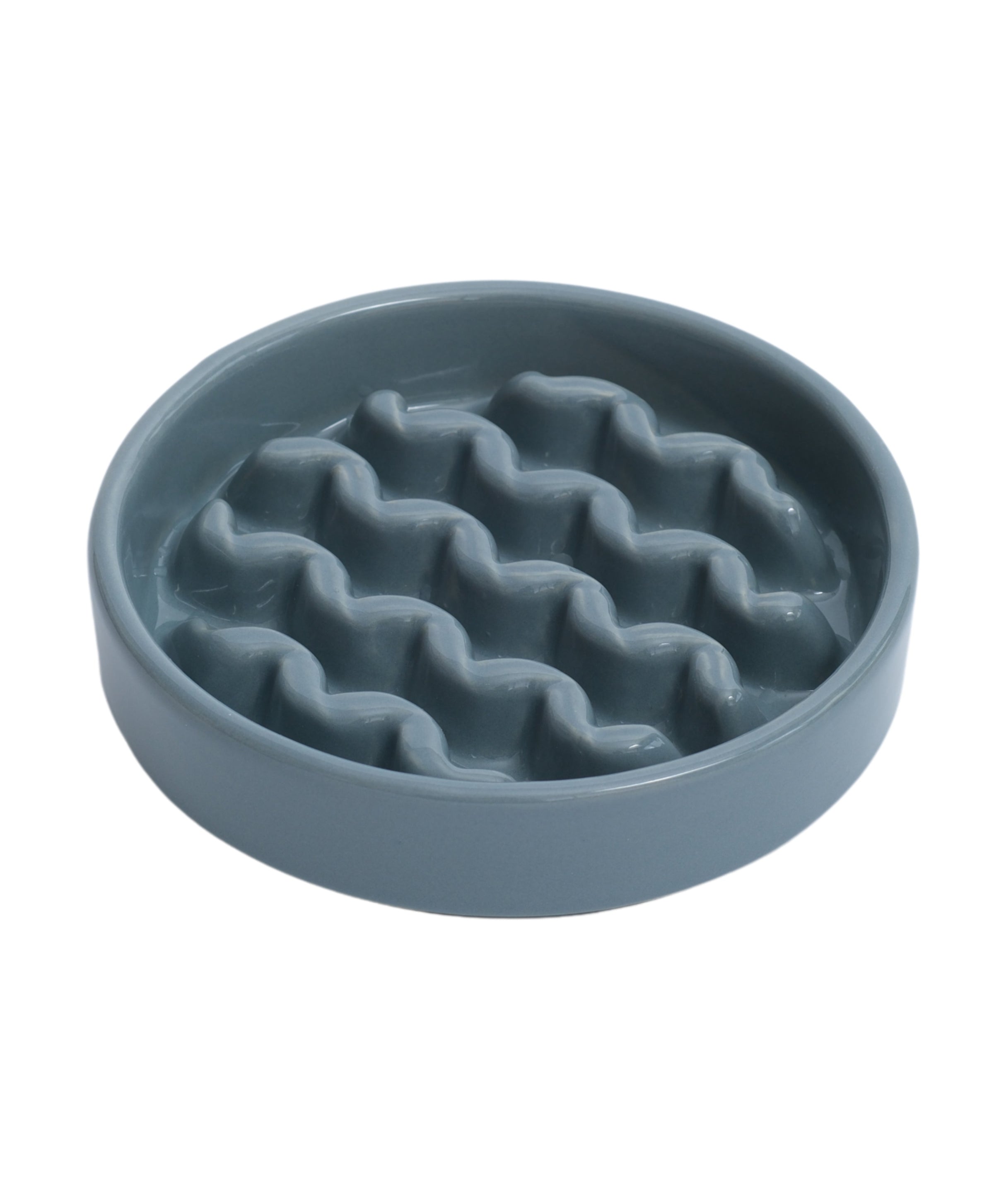 [Macaroni] Slow Feeder Dog Bowls - Yellow / Frozen Blue / Purple