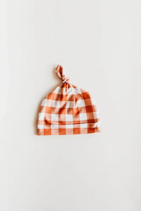 Gingham Knotted Hat - BIG FRENCHIES