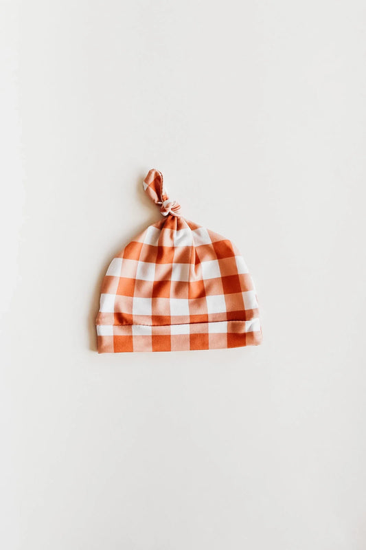 Gingham Knotted Hat - BIG FRENCHIES
