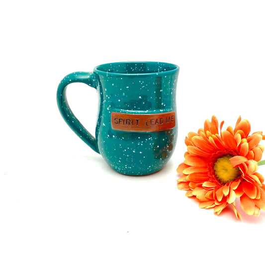 Spirit Lead Me Mug- Dark Teal Sprinkles - BIG FRENCHIES