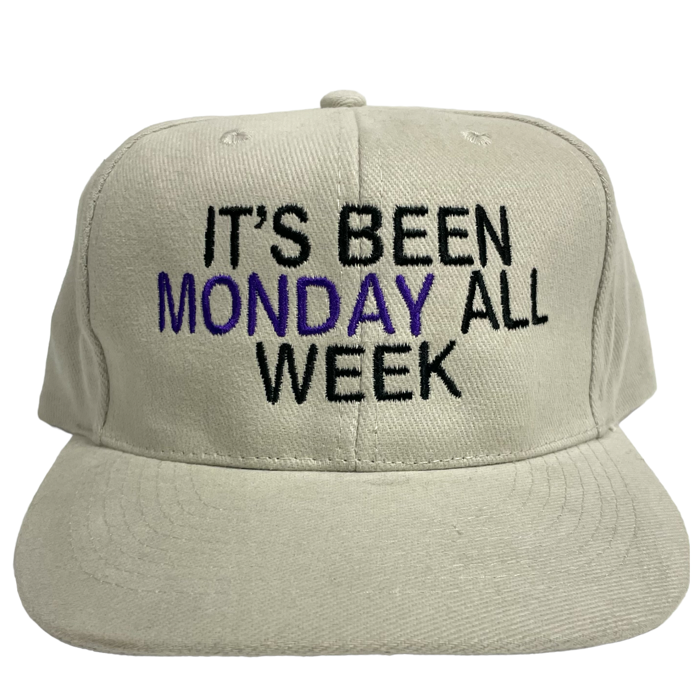 ITS BEEN MONDAY ALL WEEK Vintage Strapback Cap Hat Funny Custom Embroidered