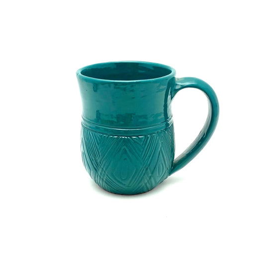 Taino Mug - Teal Blue - BIG FRENCHIES