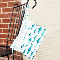 Shark Attack - Waterproof Wet Bag (For mealtime, on-the-go, and more!) - BIG FRENCHIES