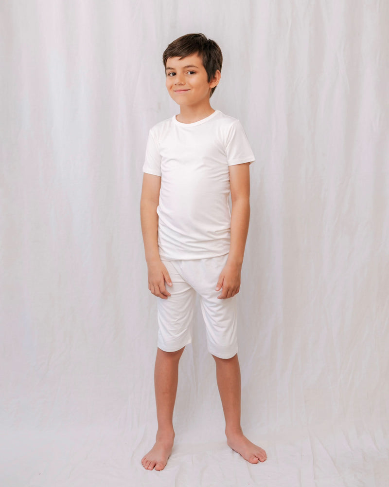Ivory | Short Sleeve Pajamas - BIG FRENCHIES