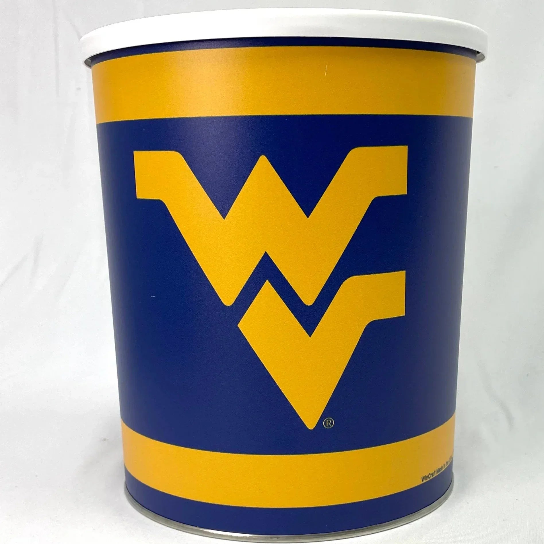 JGB Sports - West Virginia Mountaineers Gift Tin Basket - Made In America - BIG FRENCHIES