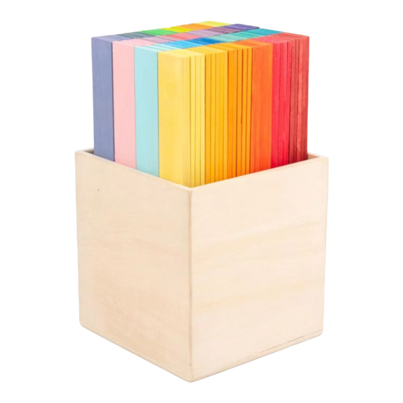 120-Piece Stained Wooden Leonardo Building Sticks – Da Vinci’s Bridge STEM Set-Building Toys-BIG FRENCHIES-Green Elephant Home and Toys