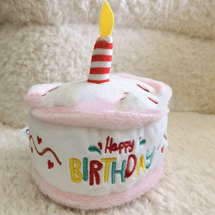 Dog toy birthday cake-Pet Toys-BIG FRENCHIES-Jane's Pet Boutique