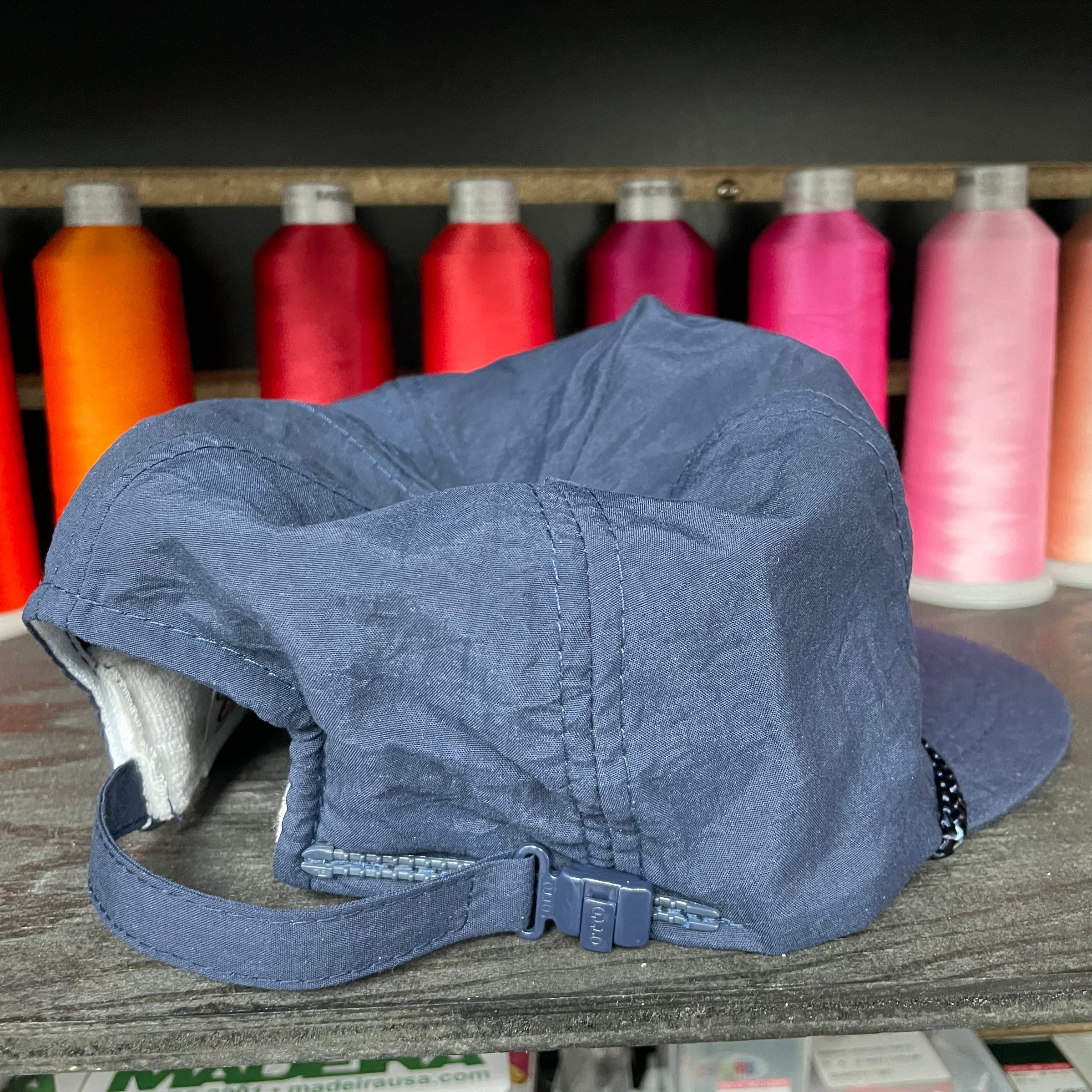Custom Embroidered Old School Truck Club Vintage Rope Zip Back Cap Hat