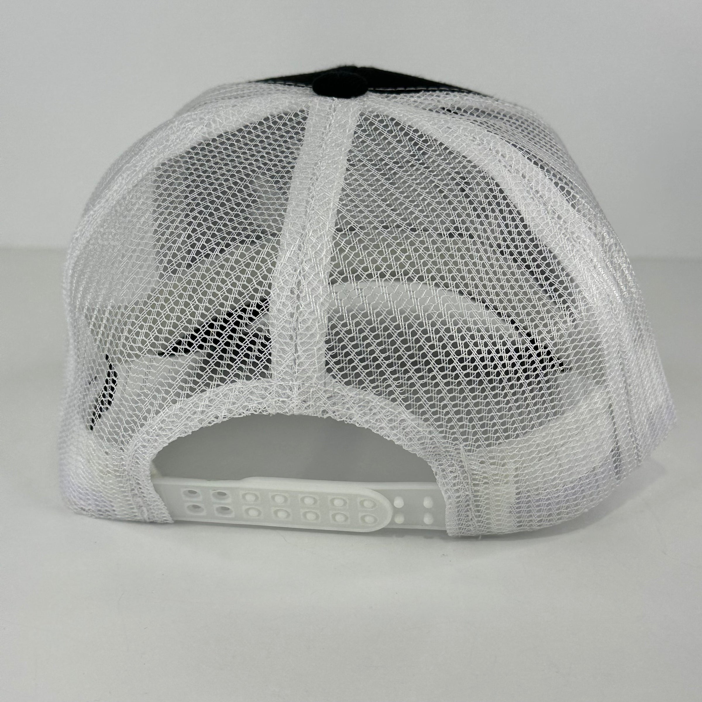 Howdy Texas on a Black White Mesh SnapBack Hat Cap Custom Embroidered
