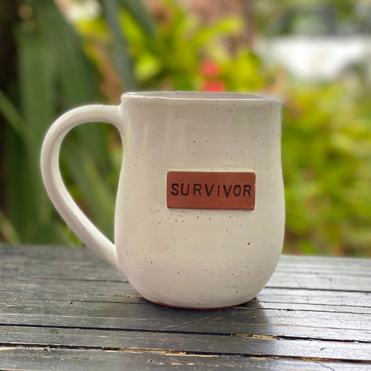 Survivor Mug - White Sprinkles - BIG FRENCHIES