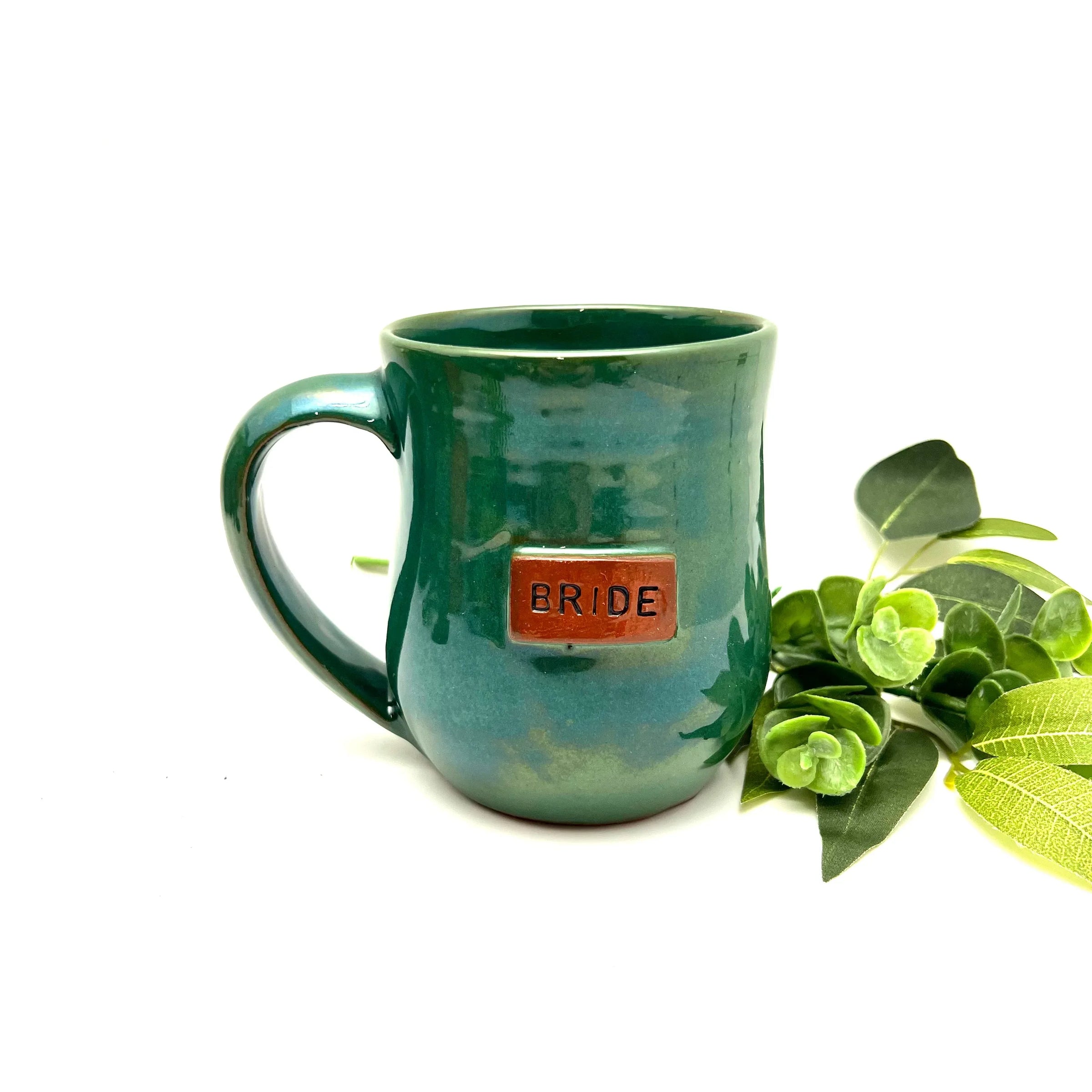 Bride Mug- Peacock Green - BIG FRENCHIES