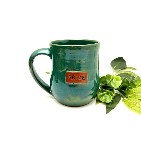 Bride Mug- Peacock Green - BIG FRENCHIES