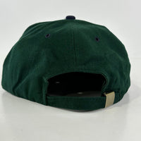HELLO LOSER Green Mid Crown Strapback Cap Hat Custom Embroidered