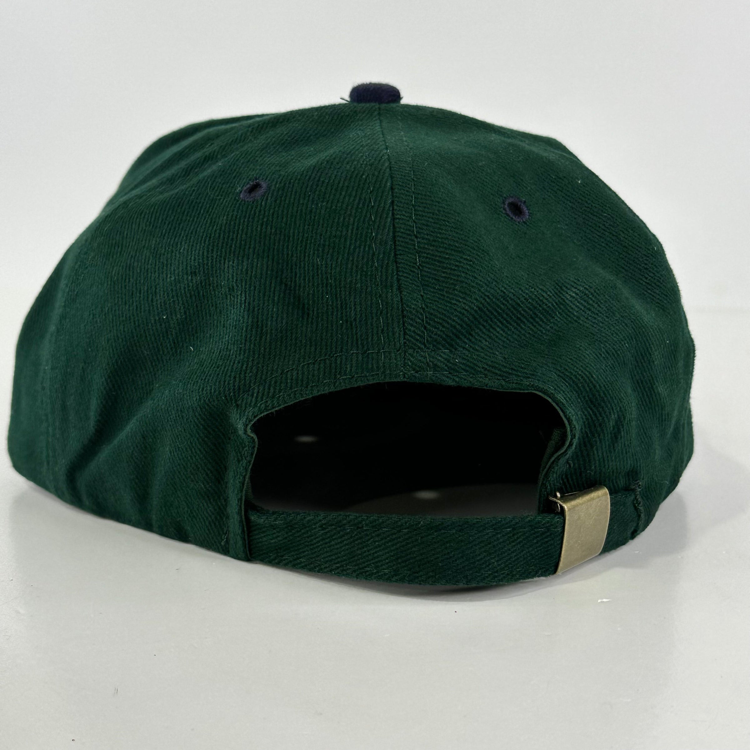 HELLO LOSER Green Mid Crown Strapback Cap Hat Custom Embroidered